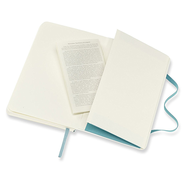  «Блокнот Moleskine Classic маленький линия океанский синий (QP611B35)», бренда Moleskine - фото №1