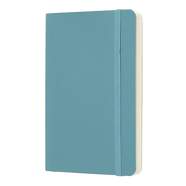  «Блокнот Moleskine Classic маленький нелинованный океанский синий (QP613B35)», бренда Moleskine - фото №1