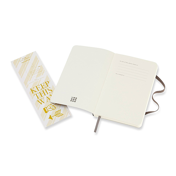  «Блокнот Moleskine Classic маленький нелинованный коричневый (QP613P14)», бренда Moleskine - фото №1