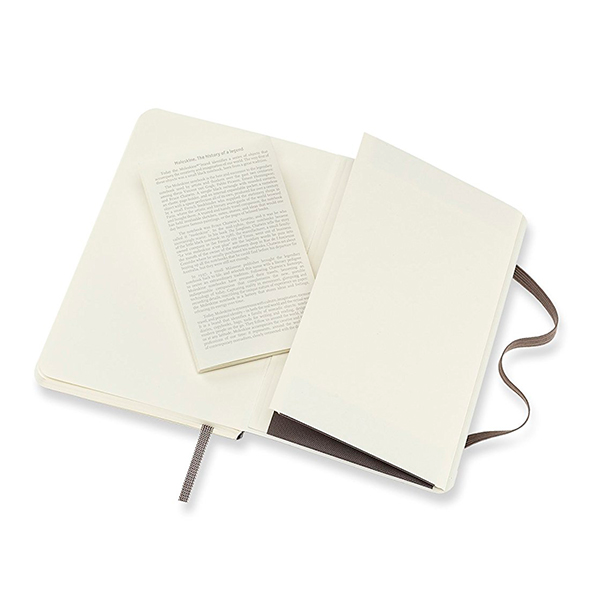  «Блокнот Moleskine Classic маленький нелинованный коричневый (QP613P14)», бренда Moleskine - фото №1