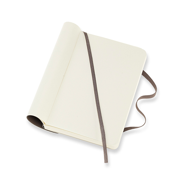  «Блокнот Moleskine Classic средний нелинованный коричневый (QP618P14)», бренда Moleskine - фото №1