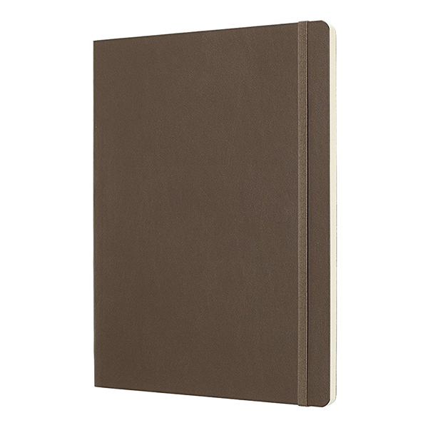  «Блокнот Moleskine Classic большой нелинованный коричневый (QP623P14)», бренда Moleskine - фото №1