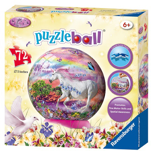  «Пазл 3D Ravensburger Єдиноріг 72 елементи (12129)», бренду Ravensburger - фото №1