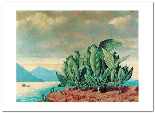 «Открытка Rene Magritte — L'Ile aux Tresors (RM17)», бренда Artistic Card - фото №1