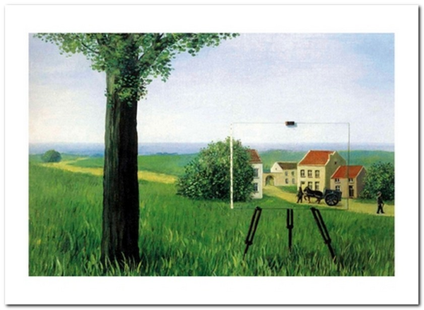 «Открытка Rene Magritte — La Belle Captive (RM39)», бренда Artistic Card - фото №1