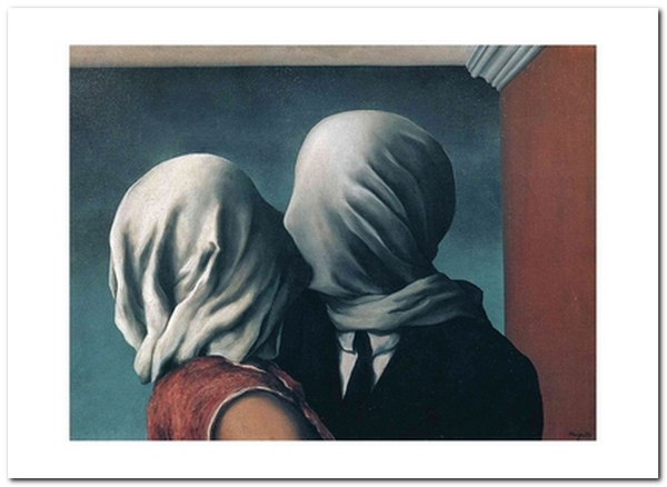 «Открытка Rene Magritte — Les Amants (RM51)», бренда Artistic Card - фото №1