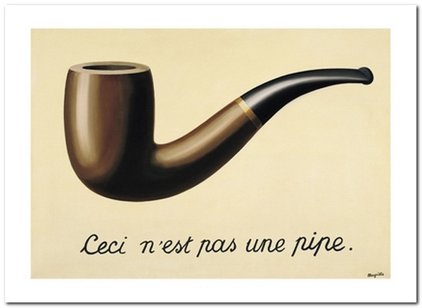  «Открытка Rene Magritte — Ceci n'est pas Une Pipe (RM53)», бренда Artistic Card - фото №1