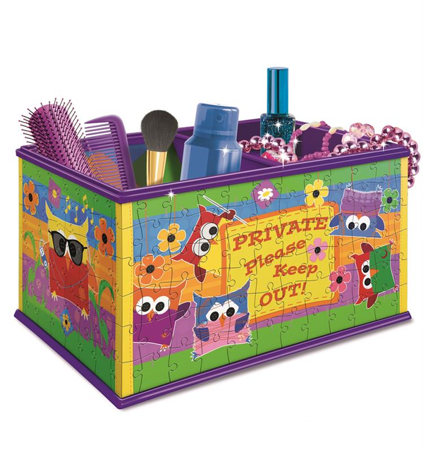  «3D Пазл Ravensburger Girly Girl Шкатулка Сови (RSV-121052)», бренду Ravensburger - фото №1