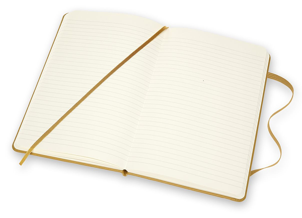  «Блокнот Moleskine Leather Линейка Янтарь (LCLH31HM17BOX)», бренда Moleskine - фото №1