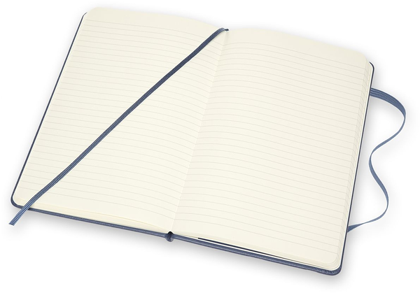  «Блокнот Moleskine Leather Линейка Синий (LCLH31HB41BOX)», бренда Moleskine - фото №1