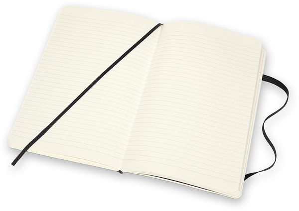  «Блокнот Moleskine Leather Линейка Черный (LCLH31SBKBOX)», бренда Moleskine - фото №1