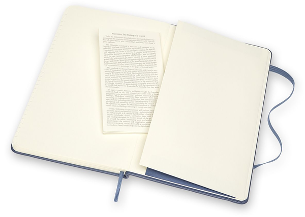  «Блокнот Moleskine Leather Линейка Синий (LCLH31HB41BOX)», бренда Moleskine - фото №1