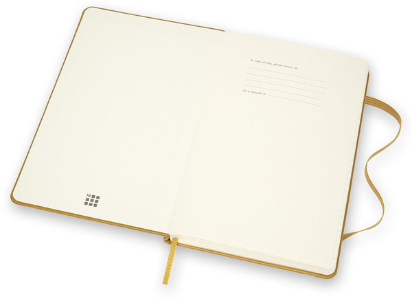  «Блокнот Moleskine Leather Линейка Янтарь (LCLH31HM17BOX)», бренда Moleskine - фото №1