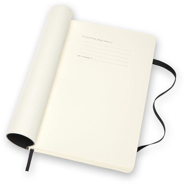  «Блокнот Moleskine Leather Линейка Черный (LCLH31SBKBOX)», бренда Moleskine - фото №1