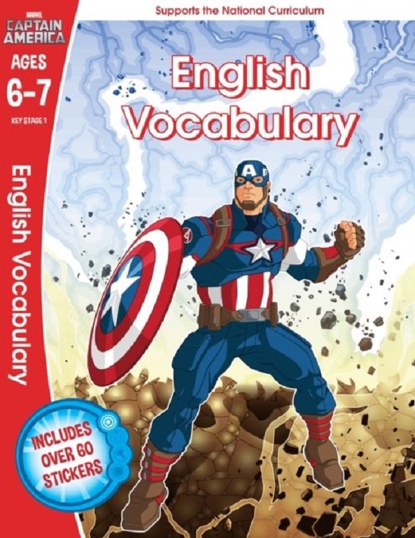 Бумажная книга «Captain America. English Vocabulary» - фото №1