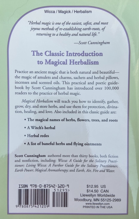 Бумажная книга «Magical Herbalism», автор Скотт Каннингем - фото №1