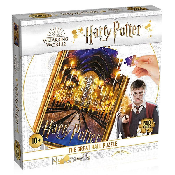  «Пазл Harry Potter Hogwarts Great Hall Puzzle 500 елементів», бренду Winning Moves - фото №1