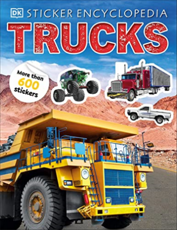 Бумажная книга «Sticker Encyclopedia Trucks» - фото №1