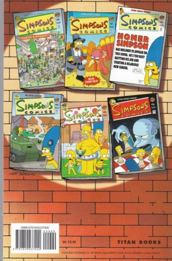 Паперова книга «Simpsons Belly Buster», автор Метт Грьонінг - фото №1