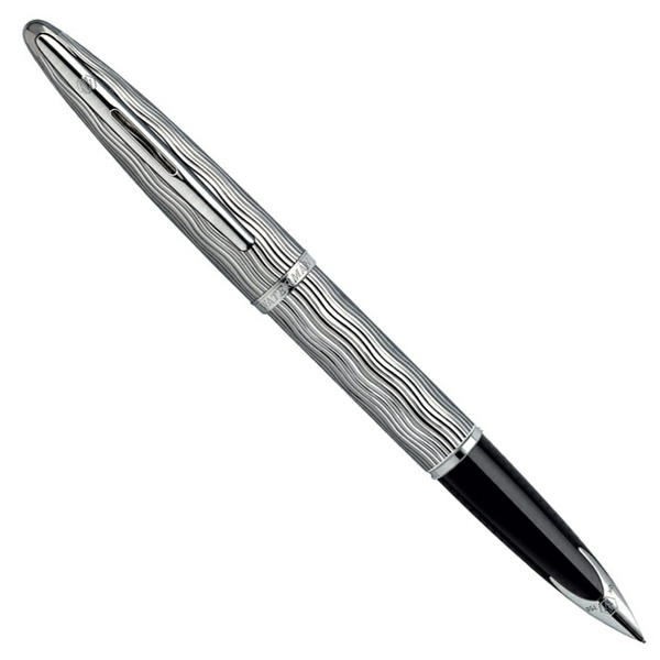  «Перьевая ручка Waterman Carene Essential Silver (11 205)», бренда Waterman - фото №1