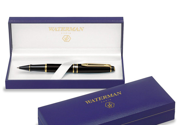  «Ручка-ролер Waterman Expert Black GT (40 021)», бренду Waterman - фото №1