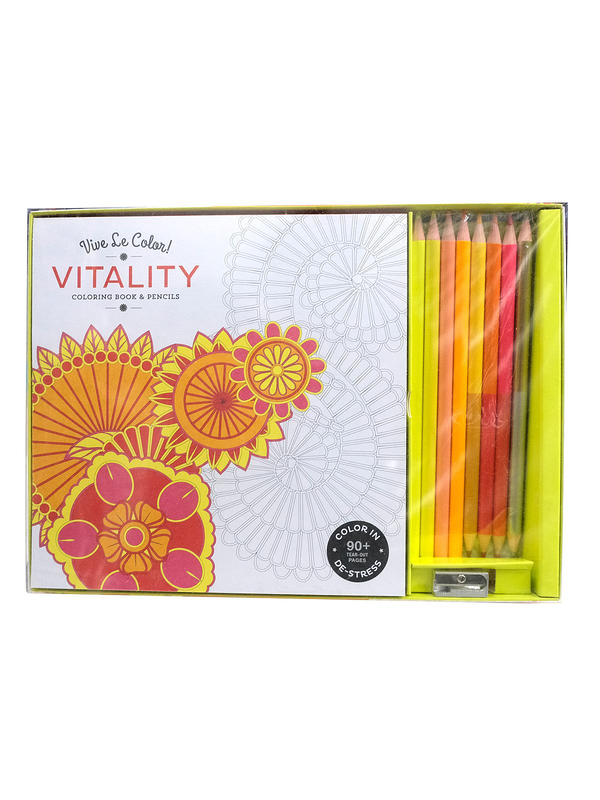 Бумажная книга «Vive Le Color: Vitality (Coloring Book & Pencils)», автор Абрамс Нотри - фото №1