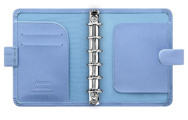  «Органайзер Filofax Saffiano Pocket Vista Blue (20-022594)», бренда Filofax - фото №1