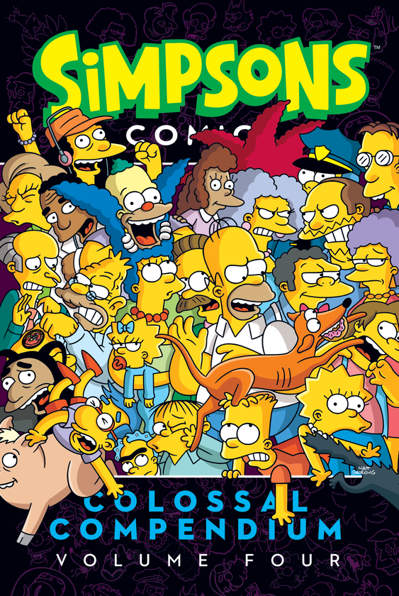 Паперова книга «Simpsons Comics. Colossal Compendium. Volume 4», автор Метт Грьонінг - фото №1