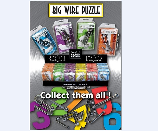 «Головоломка Eureka 3D Puzzle Big Wire 1 (473231)», бренда Eureka 3D Puzzle - фото №1