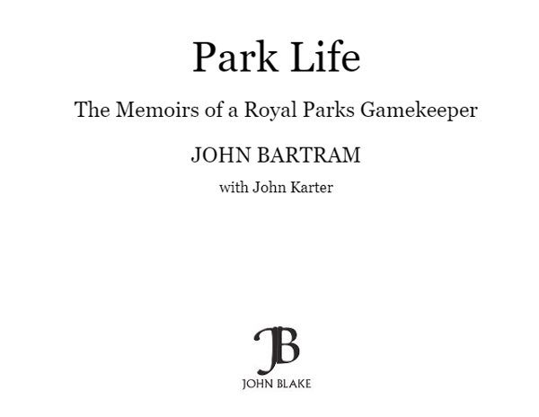 Паперова книга «Park Life», авторів Джон Картер, Джон Бартрам - фото №1