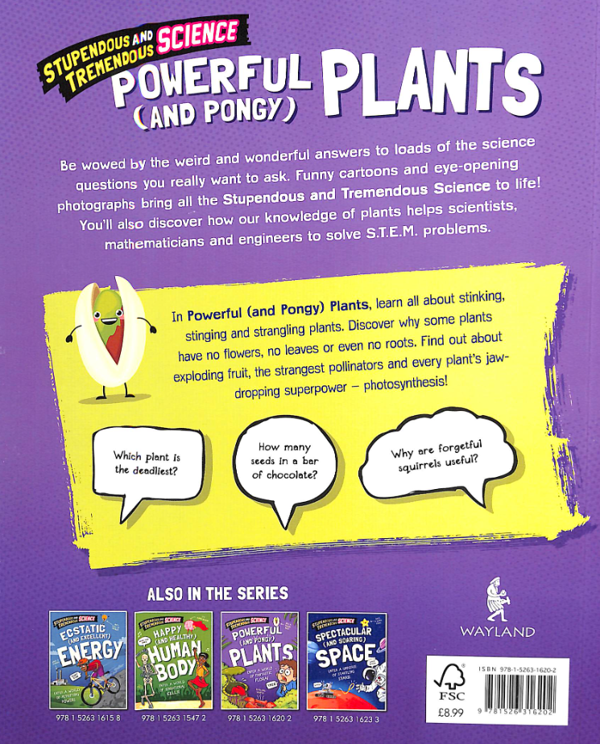 Бумажная книга «Stupendous and Tremendous Science. Powerful and Pongy Plants», автор Клаудия Мартин - фото №1