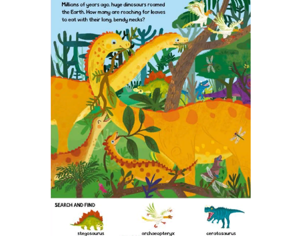 [object Object] «My First Search and Find: Dinosaur Lands» - фото №2 - миниатюра