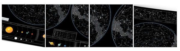 «Мапа зоряного неба 1DEA.me Star map of the sky», бренду 1DEA.me - фото №1
