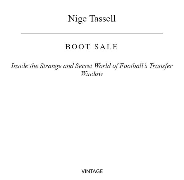 Бумажная книга «Boot Sale», автор Найдж Тасселл - фото №1
