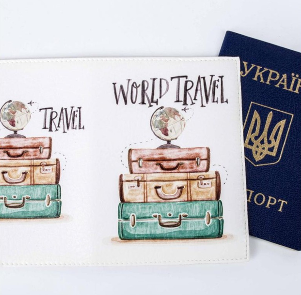 «Обложка для паспорта Just Cover World travel (4823087001359)», бренда Just Cover - фото №1