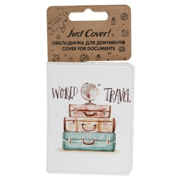 «Обложка для документов Just Cover World travel (4823087001427)», бренда Just Cover - фото №1