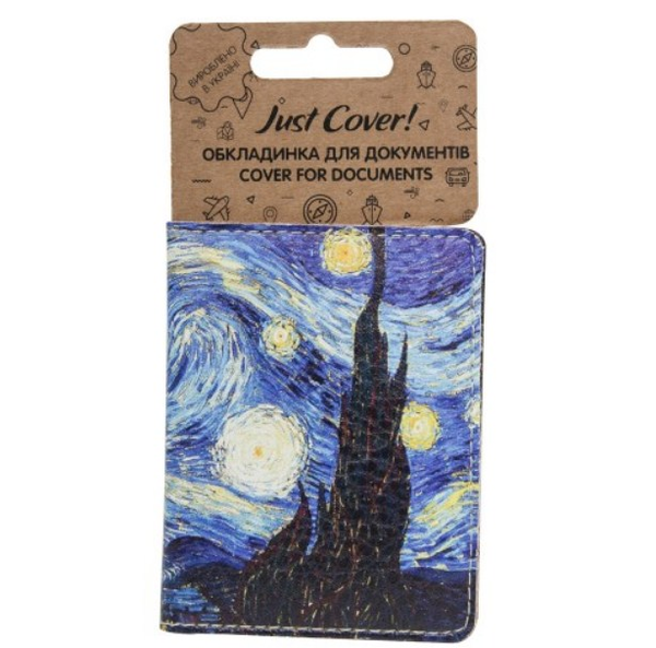  «Обложка для документов Just Cover Ван Гог (4823087001458)», бренда Just Cover - фото №1