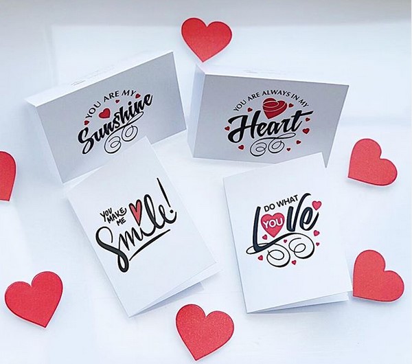 «Набор открыток Bookmarks Love 4 шт (0000000000260)», бренда Bookmarks - фото №1