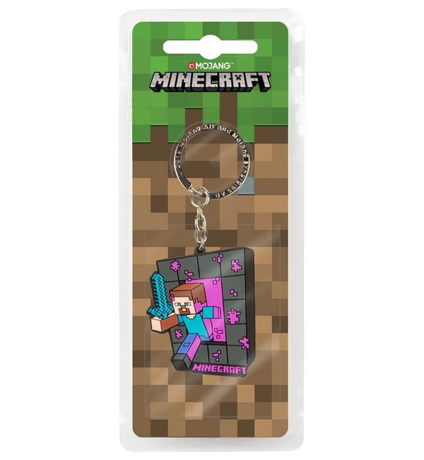  «Брелок JINX Minecraft Craftable Portal Steve (JINX-10371)», бренда JINX - фото №1