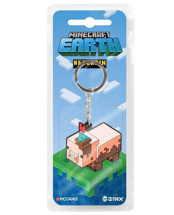  «Брелок JINX Minecraft Earth Muddy Pig (JINX-10758)», бренда JINX - фото №1