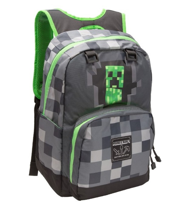  «Рюкзак JINX Minecraft Creepy Creeper (JINX-7652DGR)», бренда JINX - фото №1