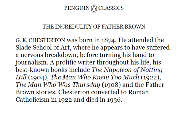 [object Object] «The Incredulity of Father Brown», автор Гилберт Кит Честертон - фото №3 - миниатюра