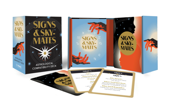 Бумажная книга «Signs & Skymates Astrological Compatibility Deck», автор Доссе-Виа Трену - фото №1