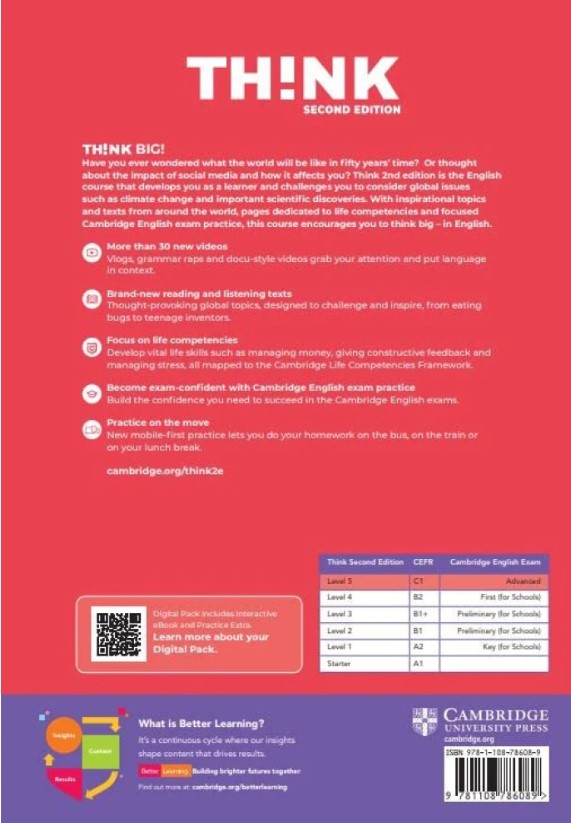 [object Object] «Think. Level 5 (C1). Workbook (with Digital Pack British English)», авторів Герберт Пухта, Пітер Льюїс-Джонс, Джефф Стренкс - фото №2 - мініатюра