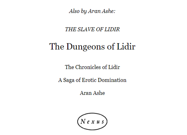 Бумажная книга «The Dungeons Of Lidir», автор Аран Аше - фото №1