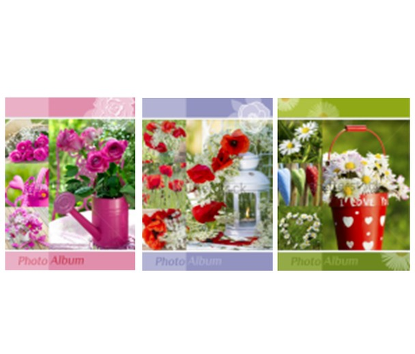  «Фотоальбом EVG Flowers 10x15x200 (BKM46200 Flowers)», бренда EVG - фото №1