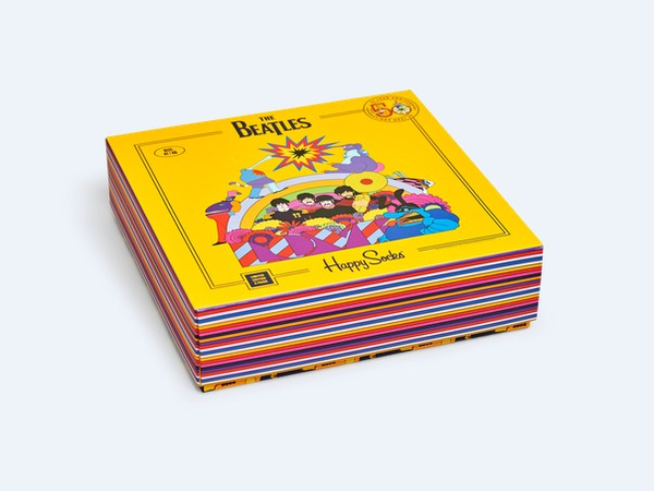  «Носки Happy Socks The Beatles Socks Box Set 3 пары 41-46 р (XBEA08-2000)», бренда Happy Socks - фото №1