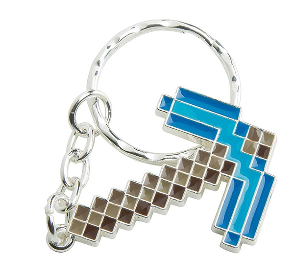  «Брелок JINX Minecraft Diamond Pickaxe (JINX-3784)», бренда JINX - фото №1