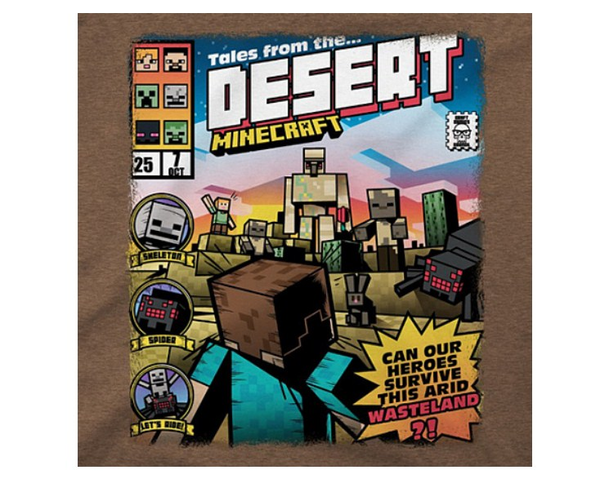  «Футболка JINX Minecraft Tales from the Desert Youth S (JINX-7342S)», бренда JINX - фото №1