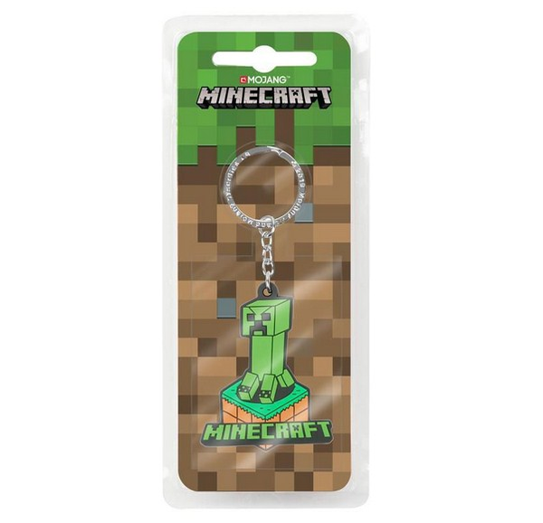  «Брелок JINX Minecraft Creeper Attack (JINX-08809KC)», бренда JINX - фото №1